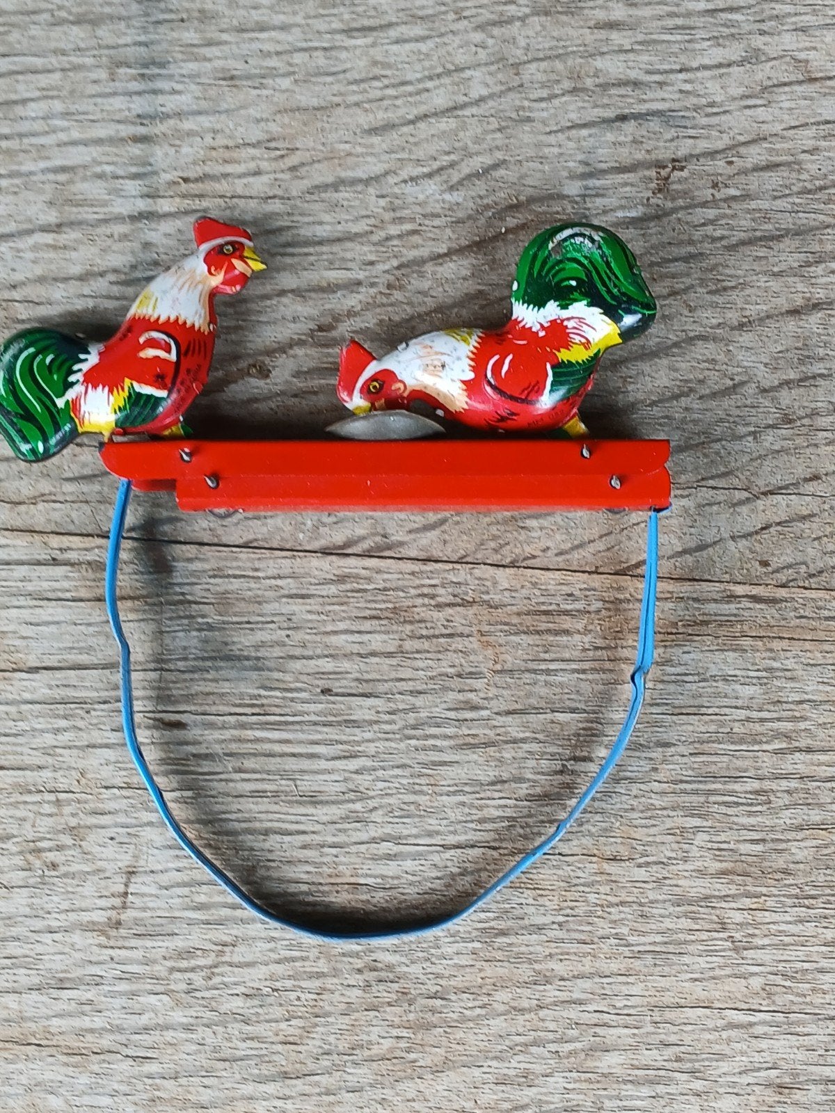 Vintage Kippen Balans Speelgoed - Kleurrijk en Charmant, Ophalen of Verzenden