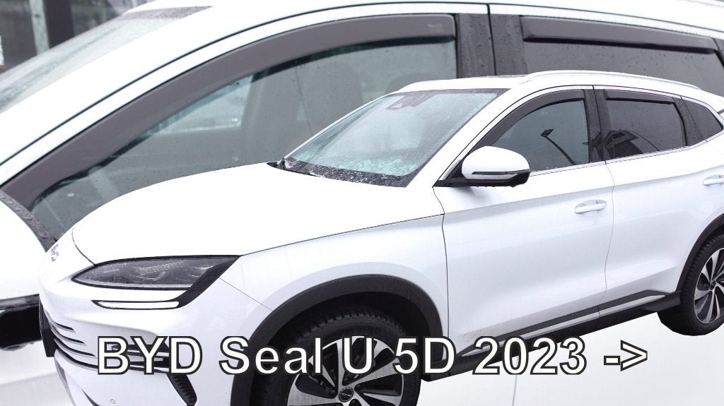 BYD zijwindschermen raamspoilers donker getint oa Seal ETH8, Ophalen of Verzenden, Nieuw