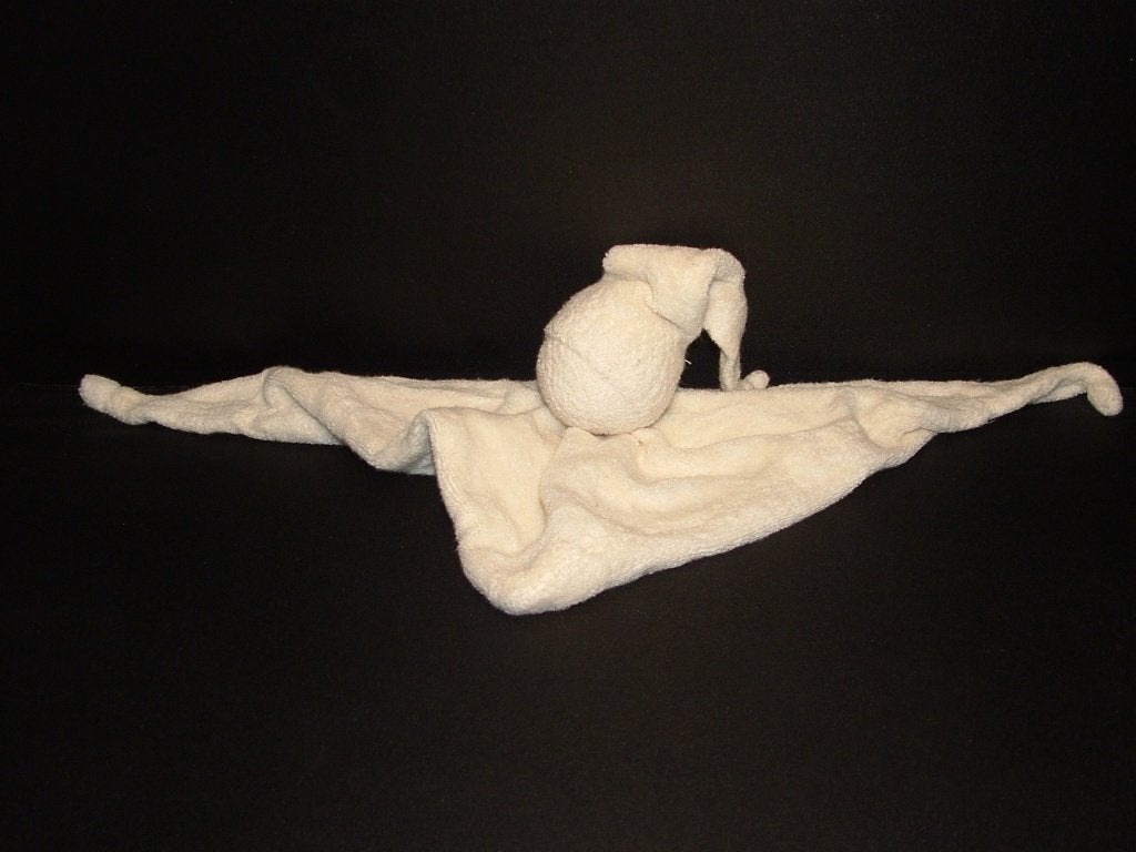 KEPTIN JR POPJE KNUFFELDOEKJE BADSTOF ROOMWIT MET B, Ophalen of Verzenden, Nieuw, Overige typen