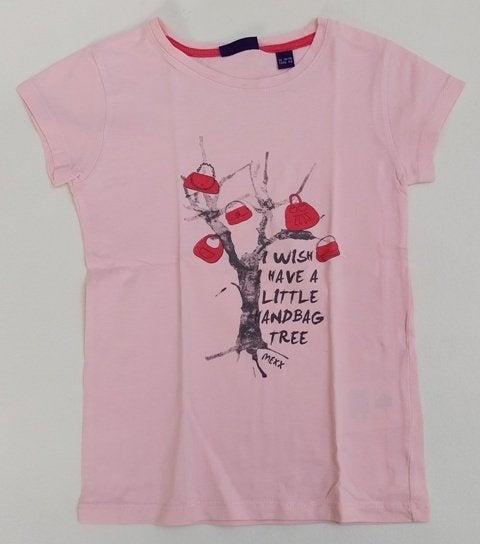 Lichtroze t-shirt van Mexx - maat 5 - 6 jaar, Mexx, Meisje, Ophalen of Verzenden, Zo goed als nieuw