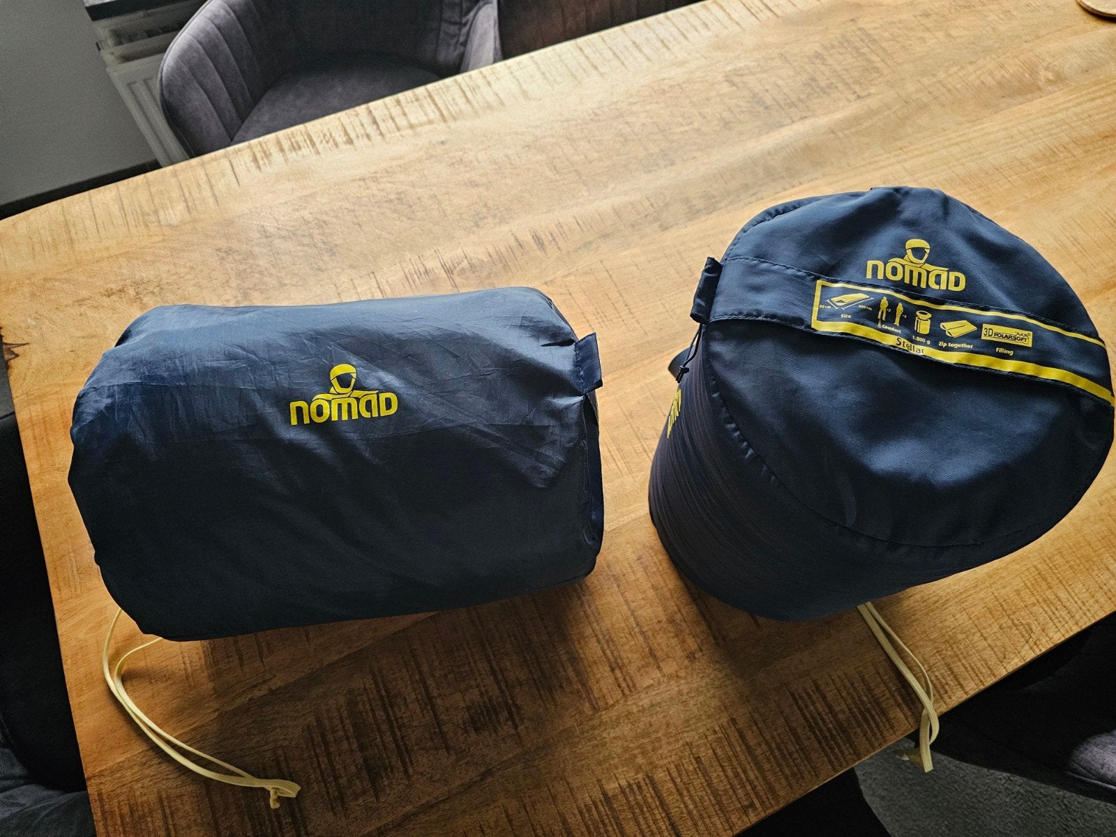 2 Nomad slaapzakken z.g.a.n., Ophalen, Zo goed als nieuw