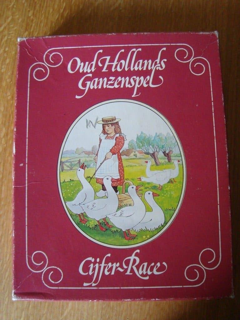 Oud hollands ganzenspel en cijfer race, Hobby en Vrije tijd, Ophalen of Verzenden, Zo goed als nieuw