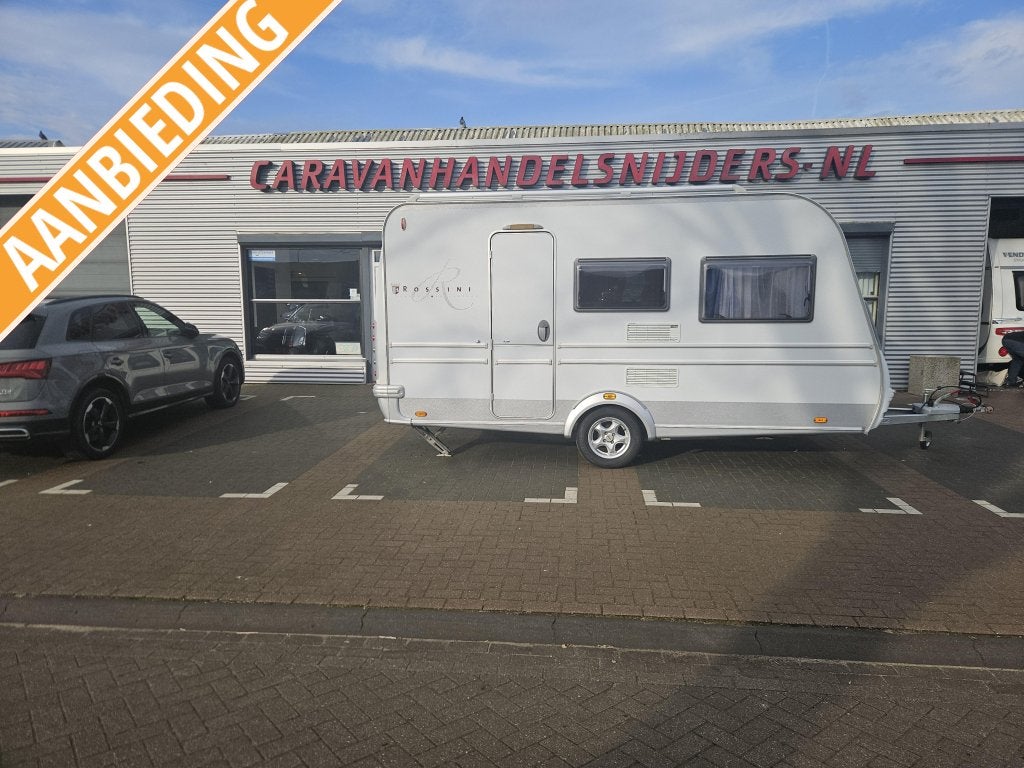 Tabbert Rossini 400 QD Stapelbed!! Voortent, Caravans en Kamperen, Dwarsbed, Tabbert, Bedrijf, Treinzit
