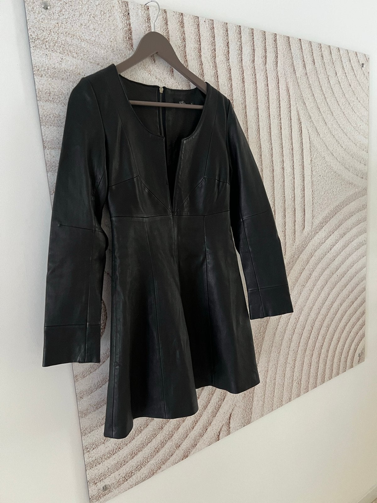 AaiKO jurktje Maat S, zwart, echt leder., Kleding | Dames, Zwart, Ophalen of Verzenden, Zo goed als nieuw, Maat 36 (S)