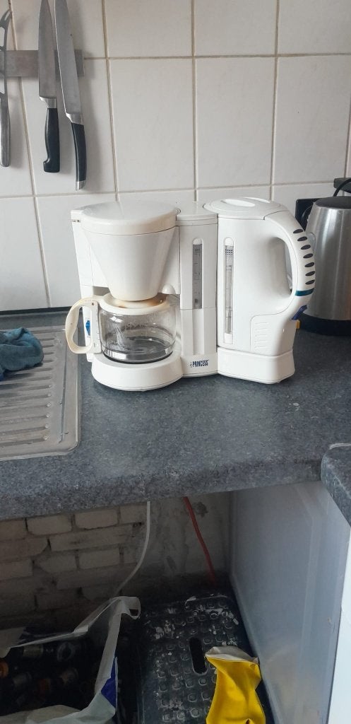 Princess Koffiezetter/Waterkoker, Ophalen, Gebruikt, Gemalen koffie, Combi