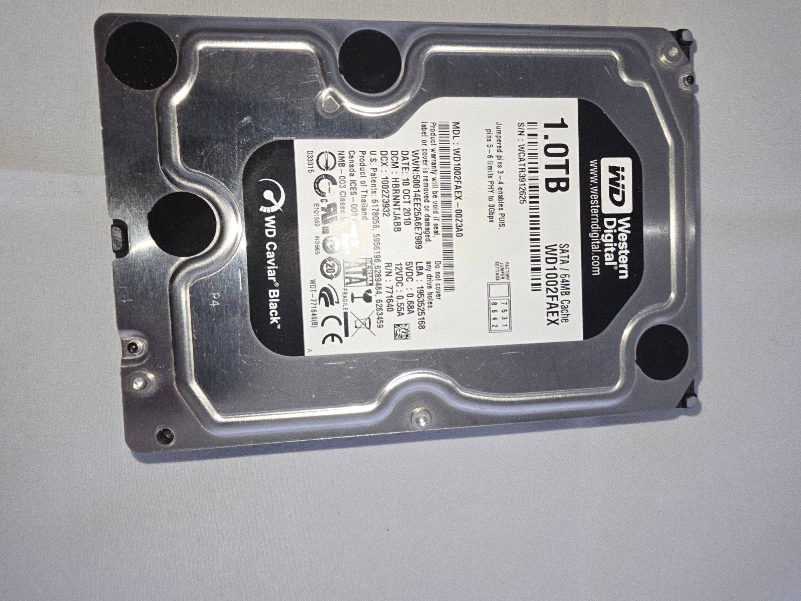Partij gebruikte HDD 's, Computers en Software, Harde schijven, Gebruikt, Desktop, Intern, HDD, SATA, Ophalen of Verzenden