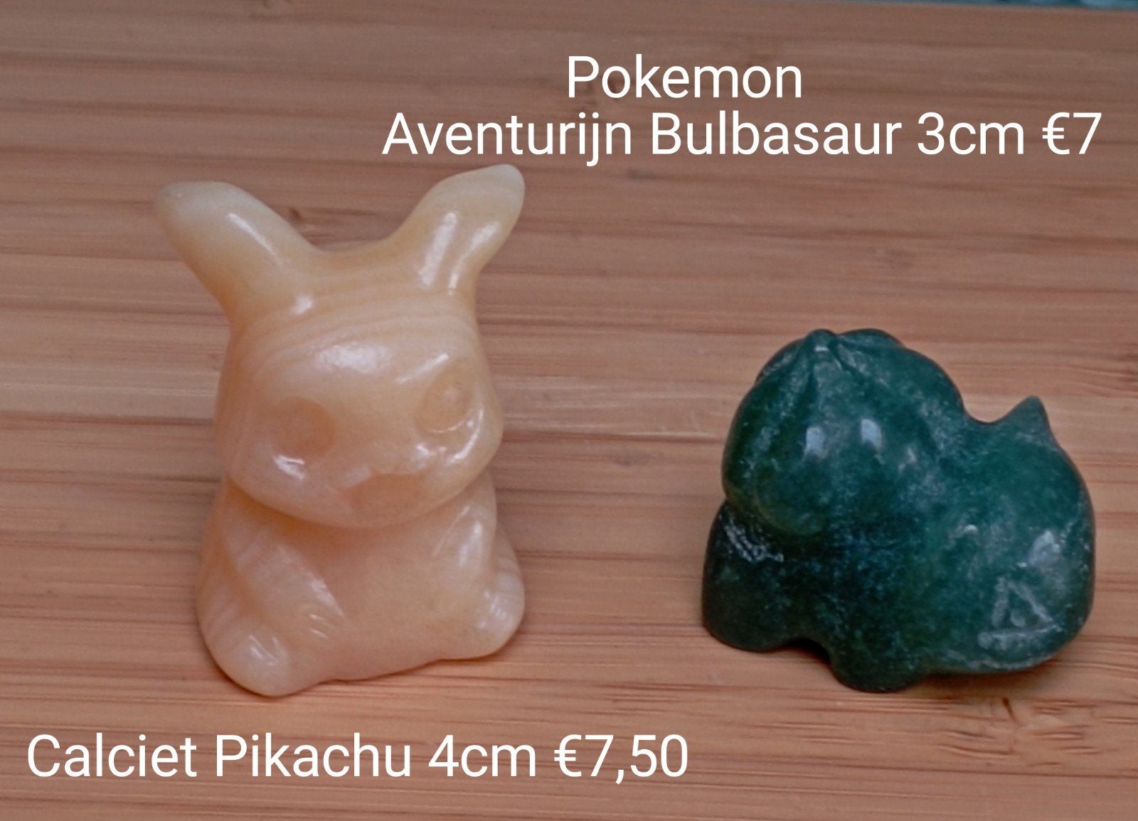 Edelstenen Pokemon Pikachu Bulbasaur €7-7,50, Ophalen of Verzenden, Nieuw, Overige typen