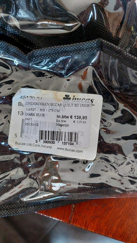 Bucas liner maat 1.75m, Dieren en Toebehoren, Ophalen of Verzenden, Zo goed als nieuw, Deken