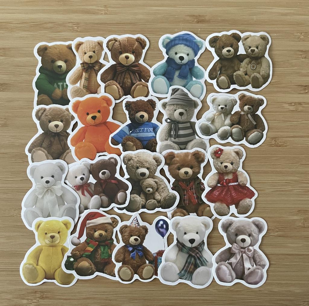 Teddy beren stickers, Verzenden, Nieuw, Meerdere stickers