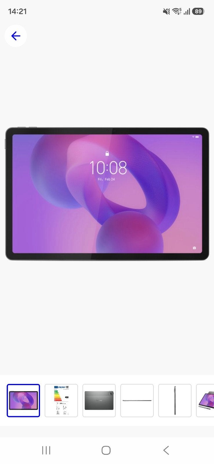 Lenovo Tab P11 Gen 2 Tablet - Nieuwstaat