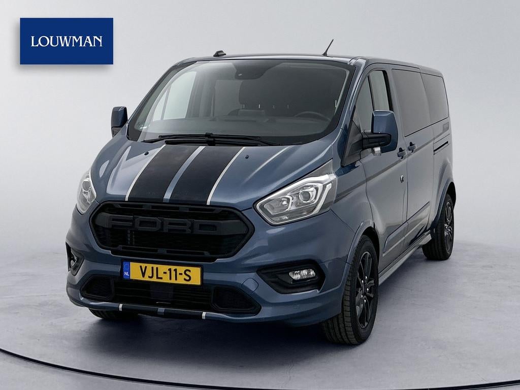 Ford Transit Custom 320 2.0 TDCI L2H1 Sport 185pk DC Schuifd, 15 km/l, Euro 6, 4 cilinders, Met garantie (alle)