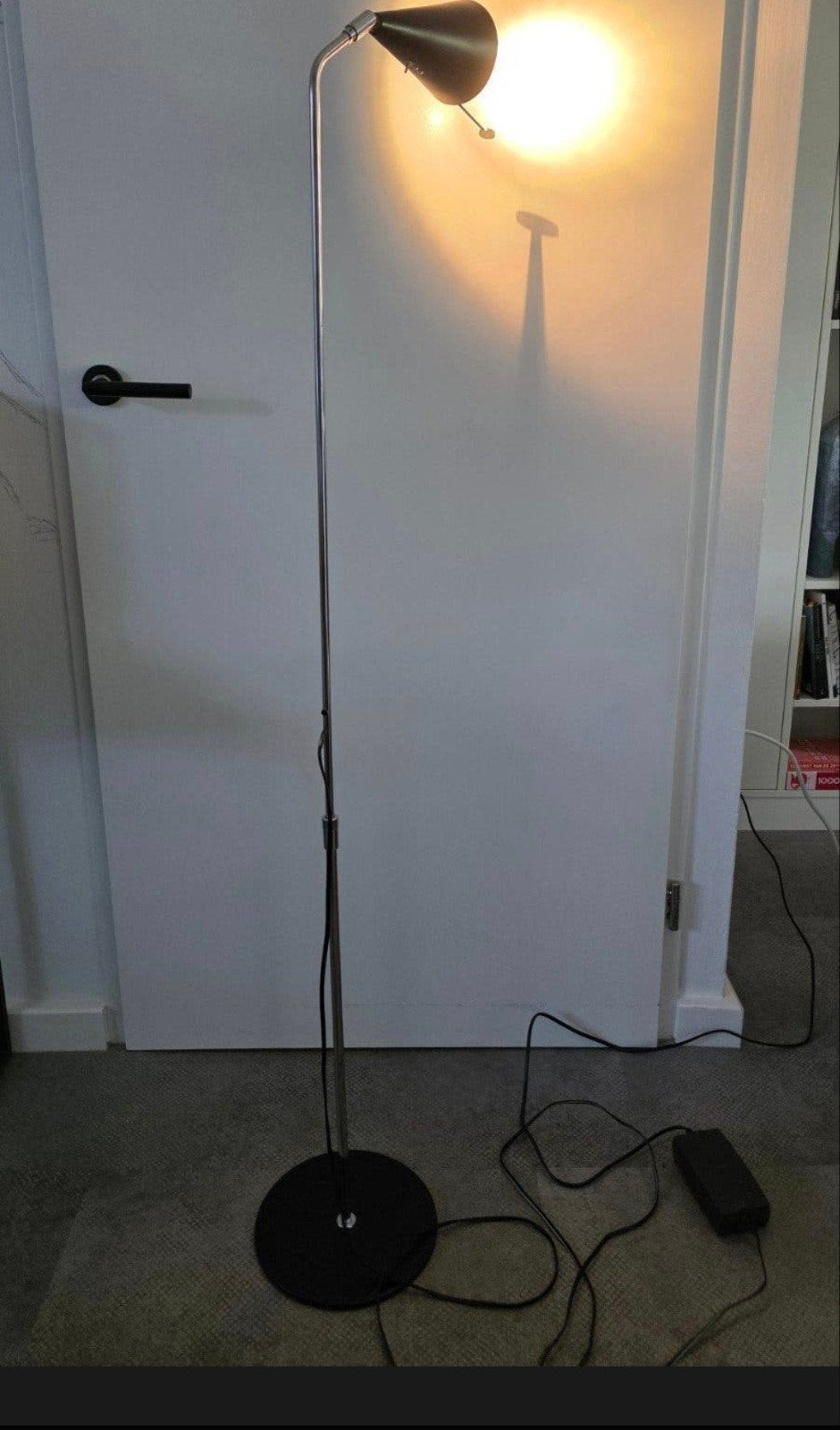 Ikea goed werkende staande lamp leeslamp  extra lange snoer, Ophalen, 100 tot 150 cm