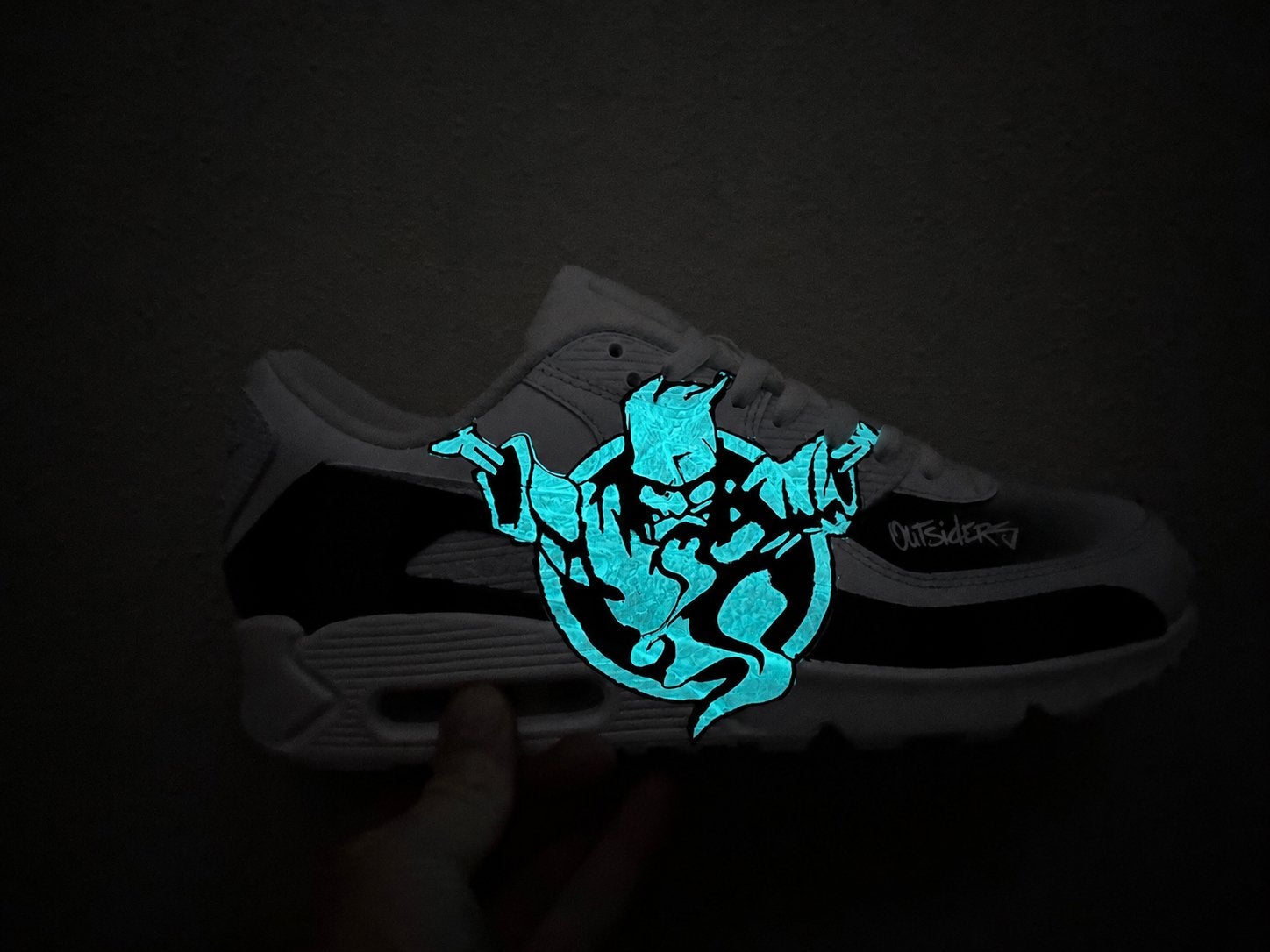 Thunderdome glow in the dark nike AM90, Overige kleuren, Nieuw, Ophalen of Verzenden, Sneakers of Gympen