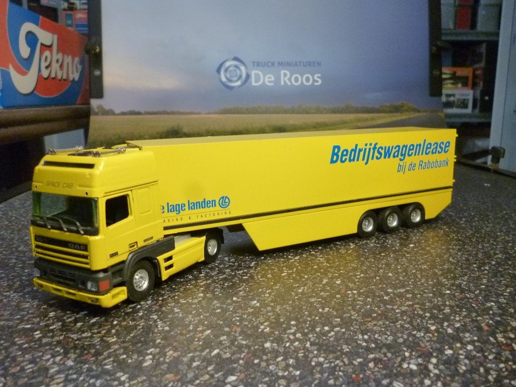 Tekno DAF 95 XF Rabobank, Hobby en Vrije tijd, Modelauto's | 1:50, Ophalen of Verzenden, Zo goed als nieuw, Bus of Vrachtwagen