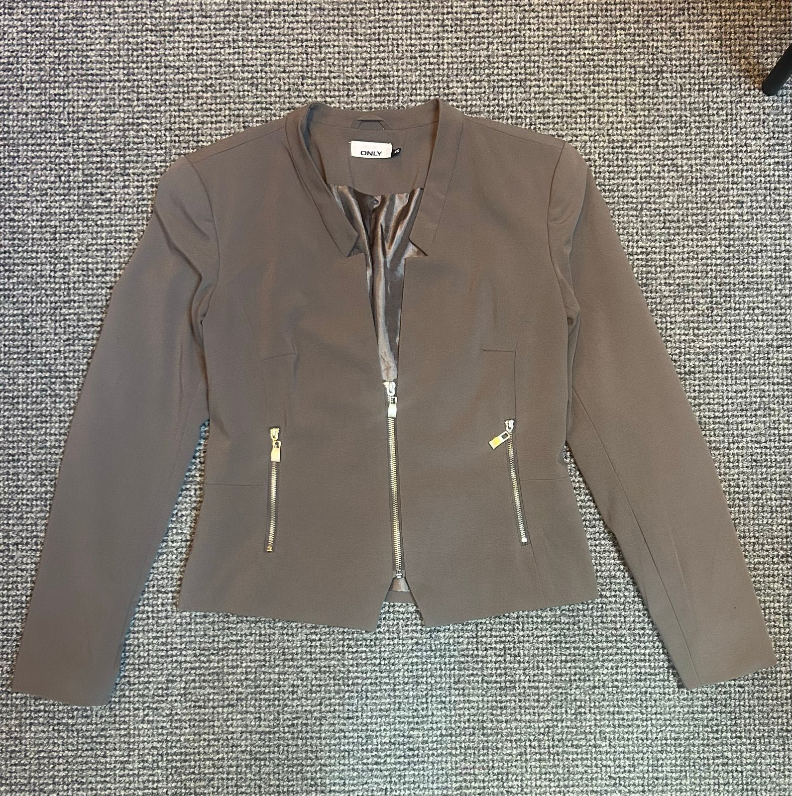 ONLY Blazer D2 WVN - Maat 40, Kleding | Dames, Ophalen of Verzenden, Zo goed als nieuw, Maat 38/40 (M), Bruin