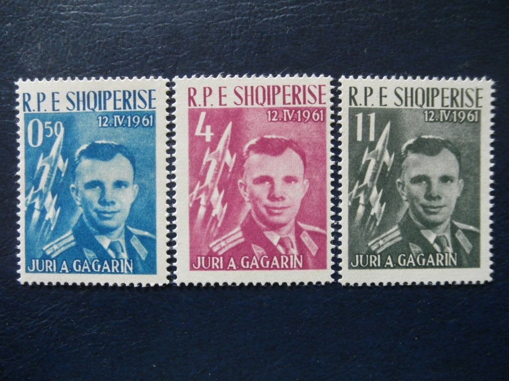 Postzegels Albanië 1962 ruimtevaart - cw. € 15,00 postfris., Ophalen of Verzenden, Overige landen, Postfris