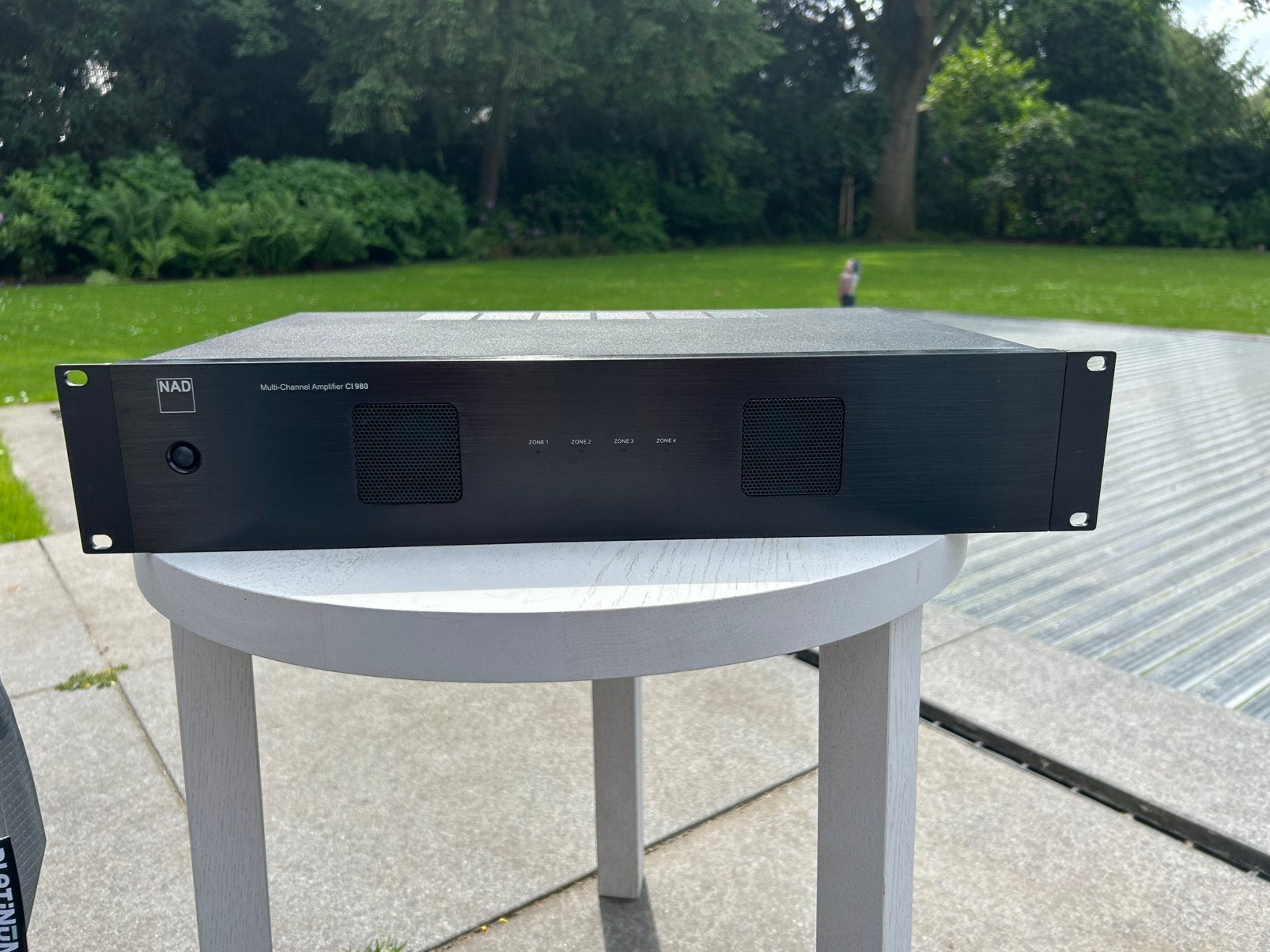 NAD CI 980 Multi Channel Amplifier, Subwoofer, Zo goed als nieuw, 120 watt of meer, Ophalen