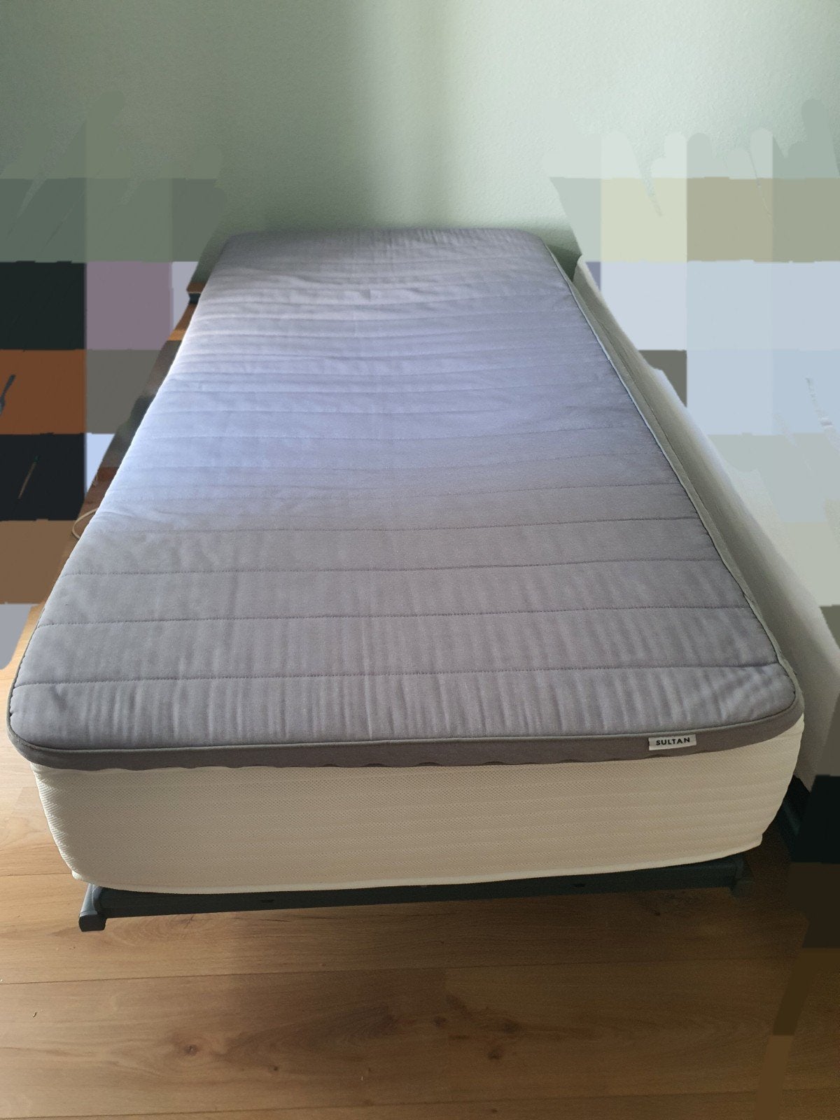 Matras topper, alleen gebruikt in de caravan 90x200, Ophalen of Verzenden, Gebruikt