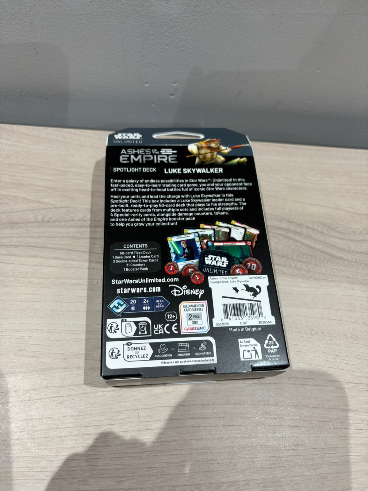 Star Wars Ashes of the Empire Luke Skywalker Spotlight Deck, Ophalen of Verzenden, Zo goed als nieuw