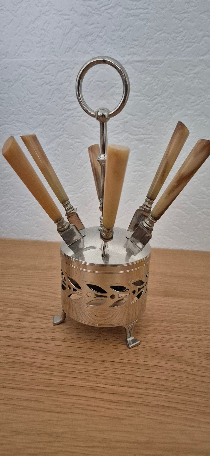 Vintage Herder Solingen fruitmesjesset, Ophalen of Verzenden