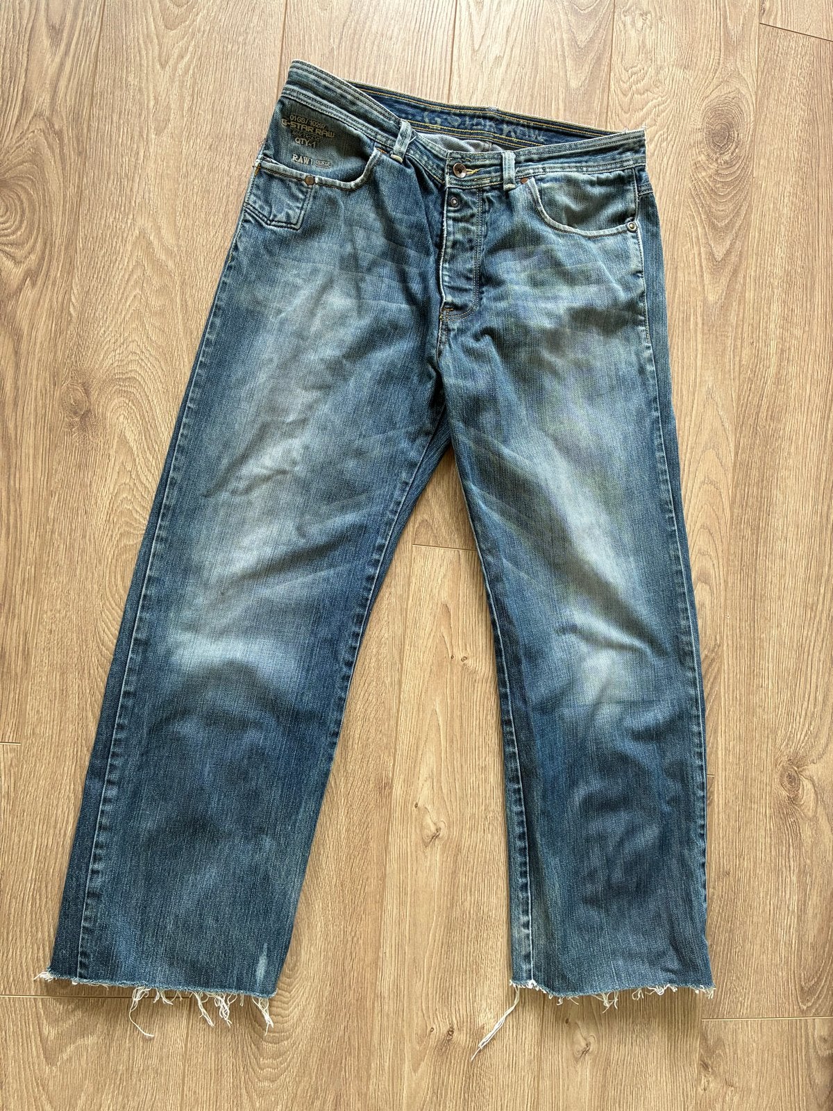 G-Star Raw Jeans - W34, Gedragen, Blauw, Ophalen of Verzenden, Gedragen, Blauw, W33 - W34 (confectie 48/50)