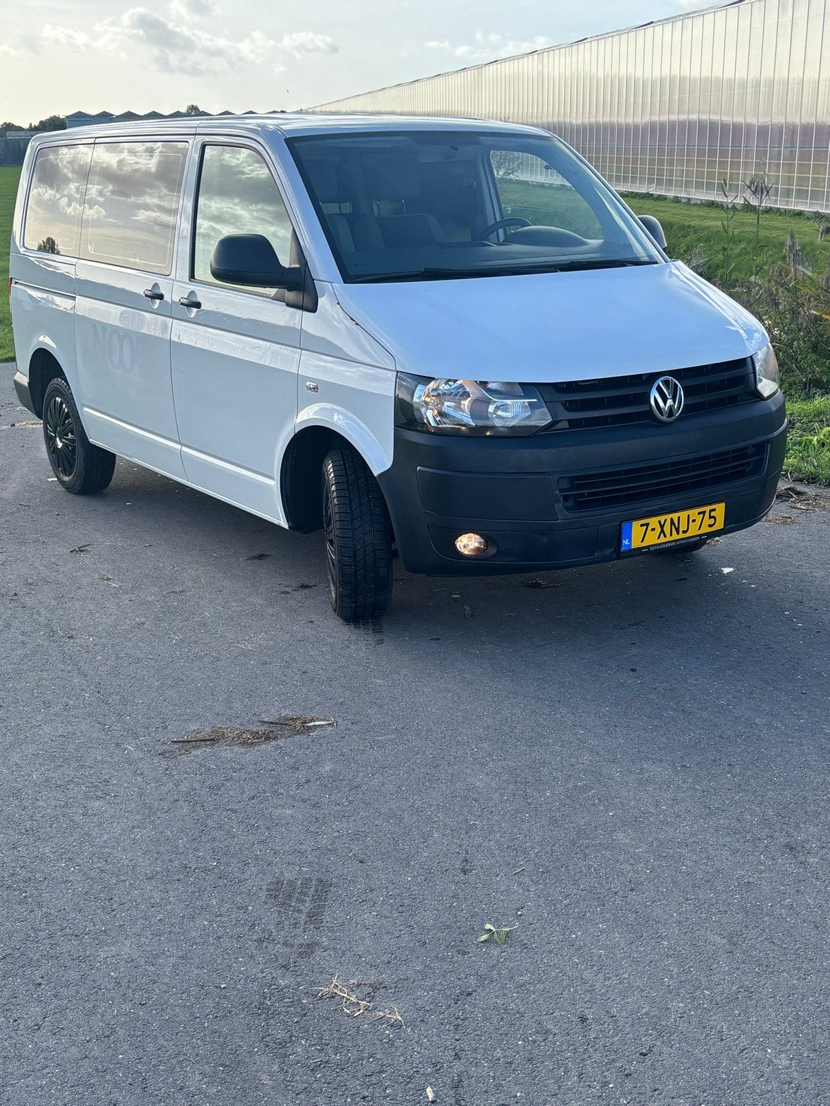 IAV Transporter 2.0 85KW benzine / cng 2014 Wit, Auto's, Voorwielaandrijving, Euro 5, Stof, 1800 kg