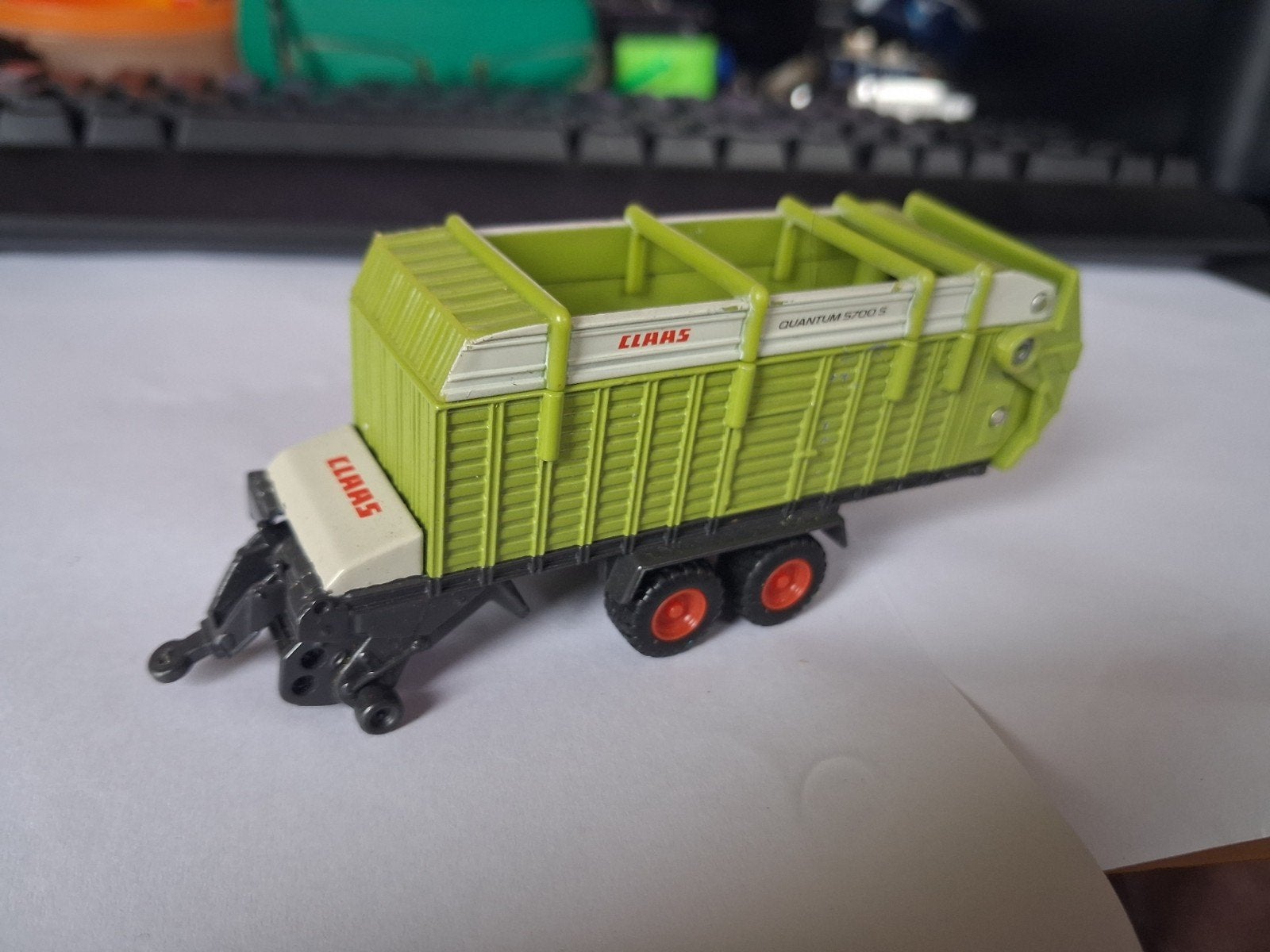 Siku Claas Quantum 3200 S opraapwagen speelgoedmodel, Ophalen of Verzenden, Zo goed als nieuw