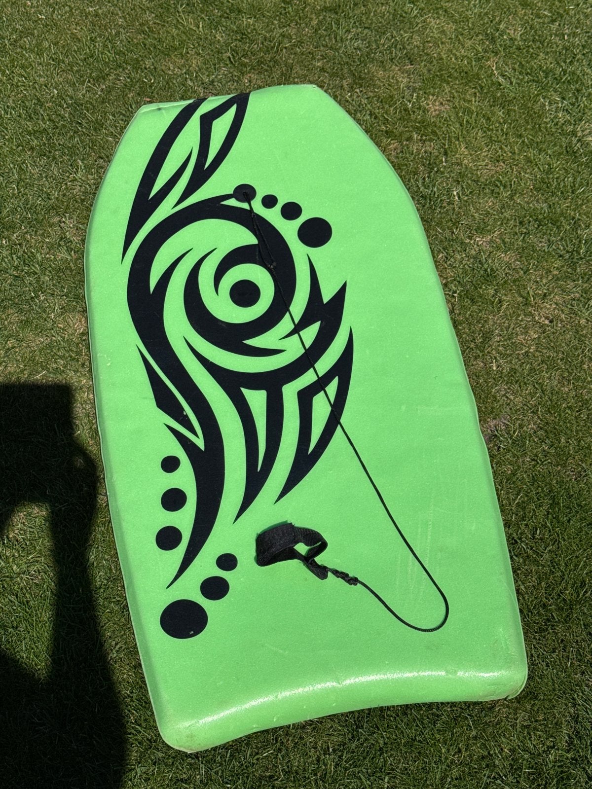 Groen Bodyboard met Tribal Design - 100x50cm, Watersport en Boten, Ophalen of Verzenden, Gebruikt