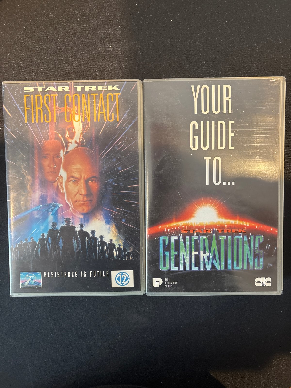Star Trek VHS: First Contact & Generations (Engels), Ophalen of Verzenden, Gebruikt, Science Fiction en Fantasy