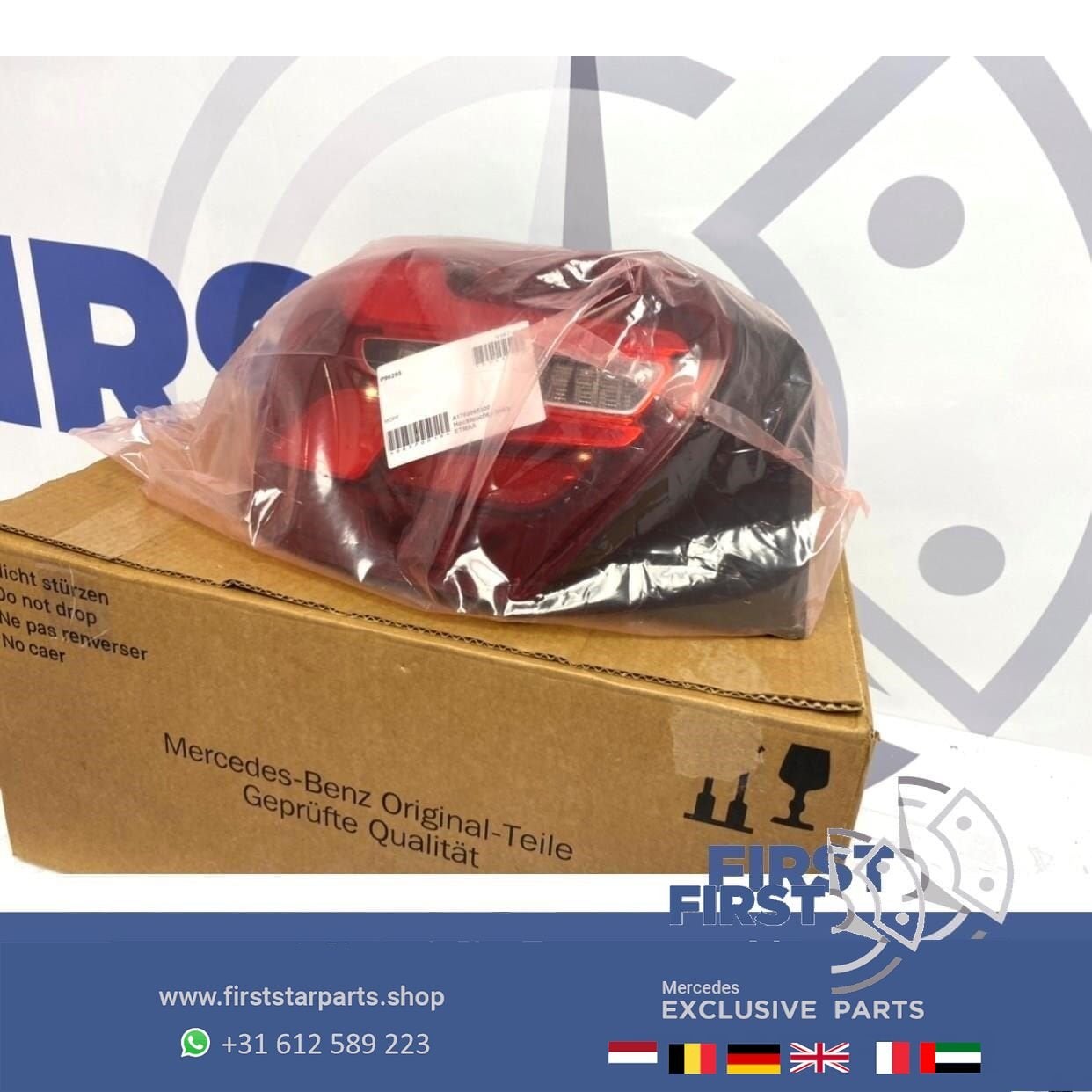 W176 Facelift ACHTERLICHT LED LINKS Mercedes A Klasse 2018 O, Gebruikt, -, Ophalen of Verzenden, -