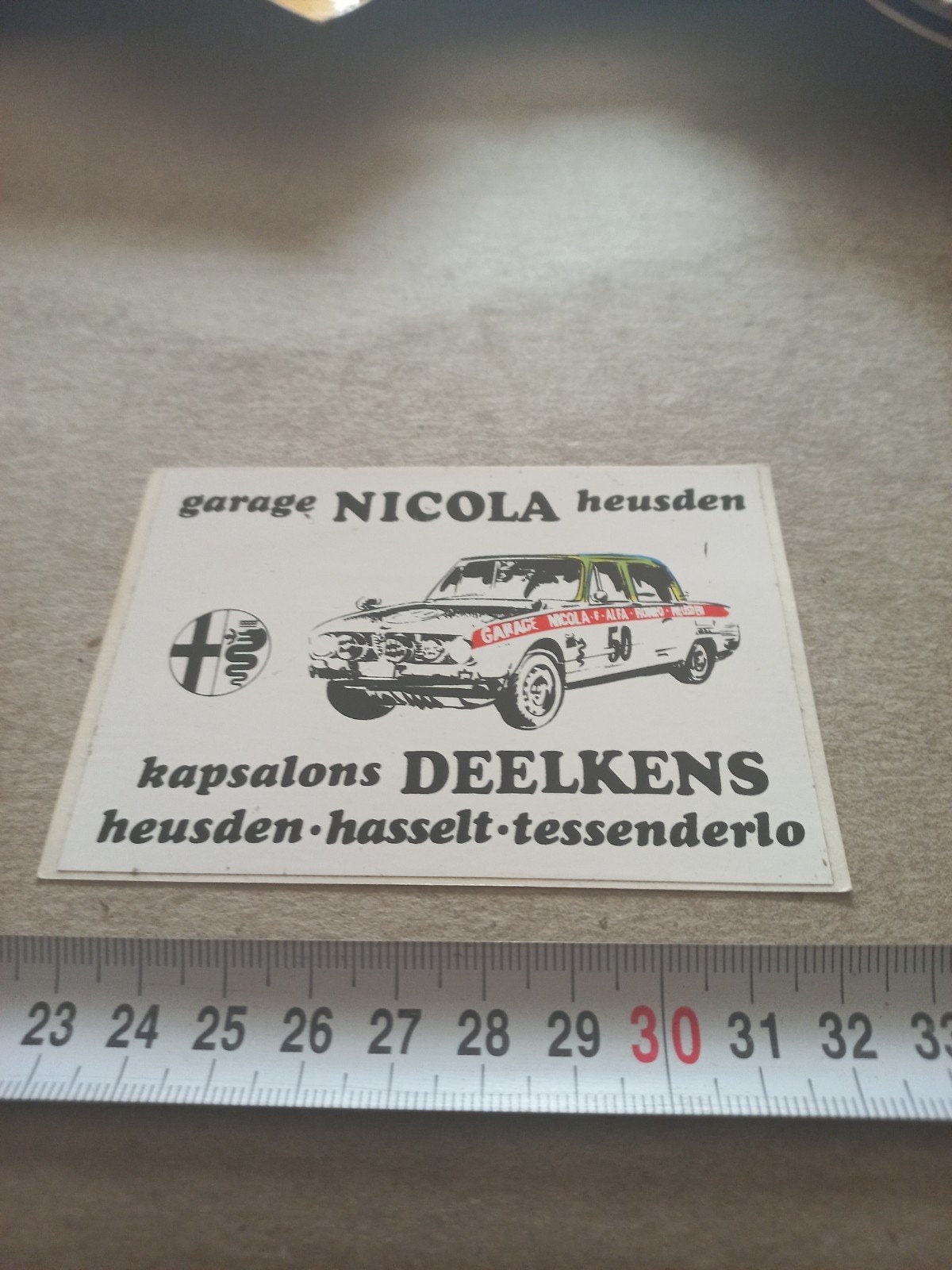 Nicola heusden alfa romeo giulia, Ophalen of Verzenden, Zo goed als nieuw