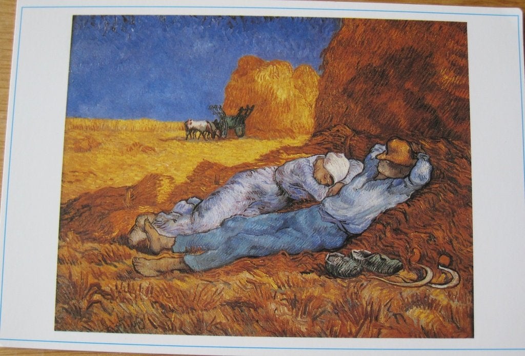 Vincent van Gogh - Siësta - 1889 - nieuw, Verzenden, 1980 tot heden, Ongelopen, Overige thema's