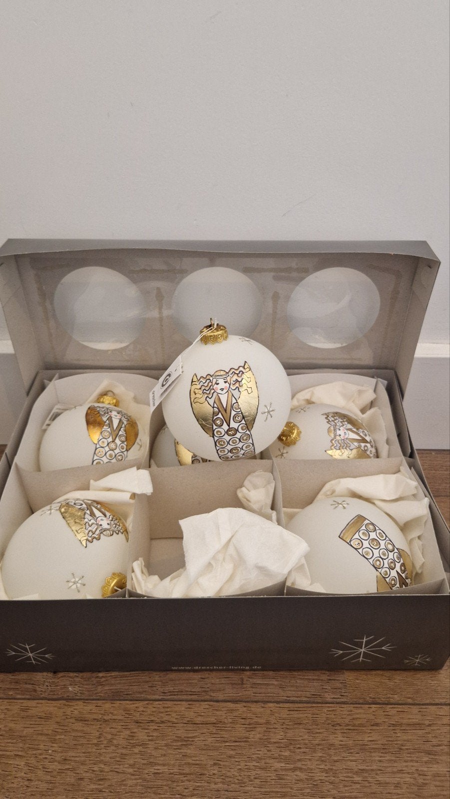 18 unieke mondgeblazen handgeschilderde kerstballen, nieuw., Ophalen, Nieuw