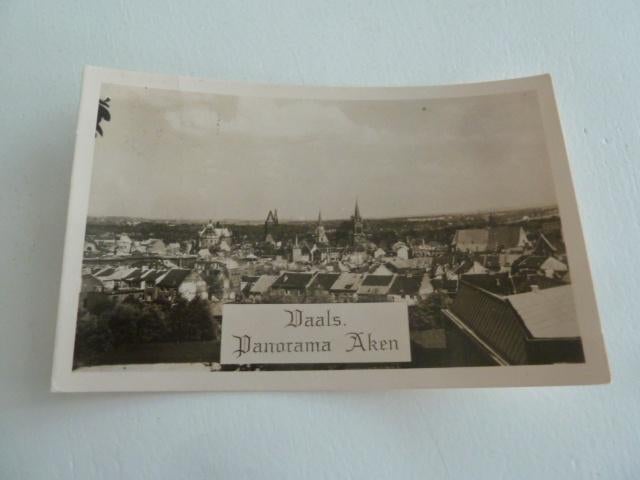 Vaals 1951 Panorama Aken, Ophalen of Verzenden, 1940 tot 1960, Gelopen, Limburg