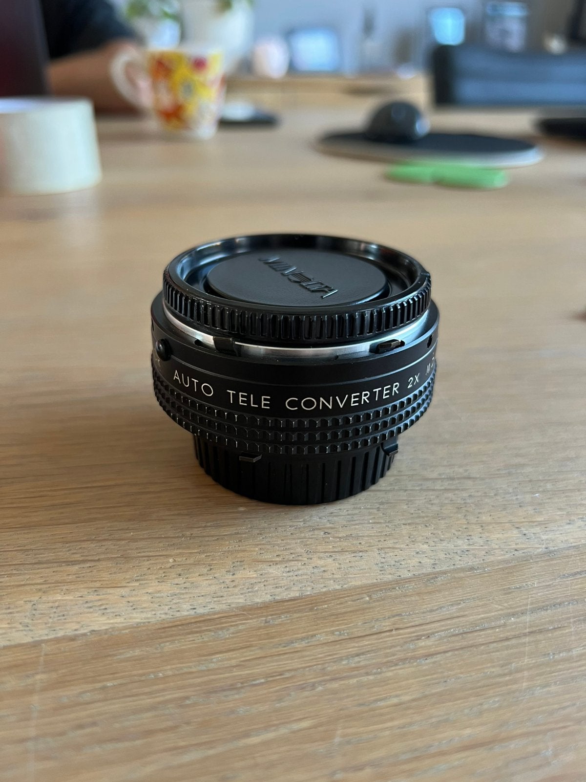 Panagor Auto Tele Converter 2x MD - Minolta + tasje, Ophalen of Verzenden, Zo goed als nieuw, Lensdoppen, Voorzetlens/converter