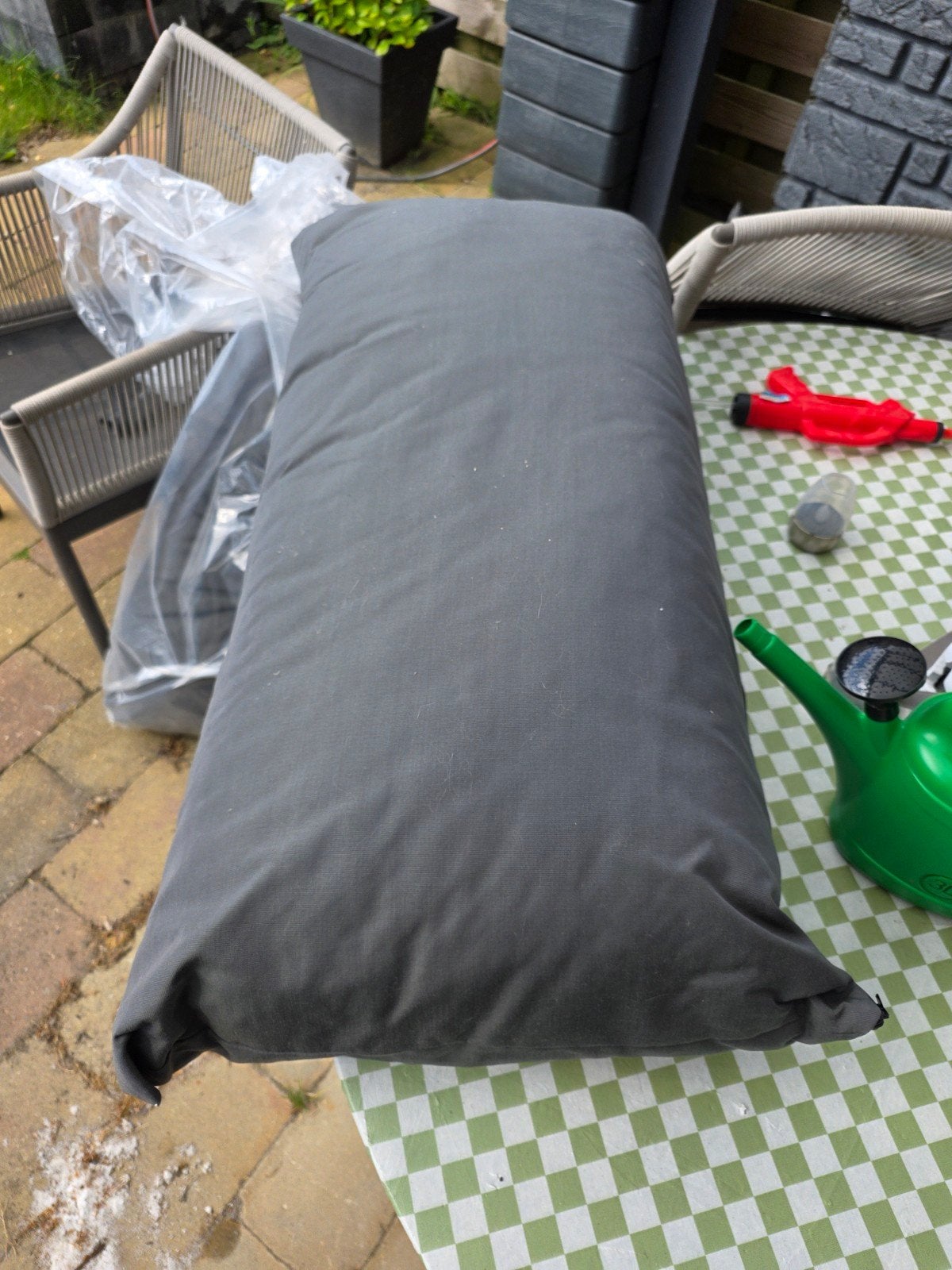 Gebruikte tuinkussens of loungekussens 95 x 45 x 20 cm, Tuin en Terras, Tuinmeubel-accessoires, Ophalen of Verzenden