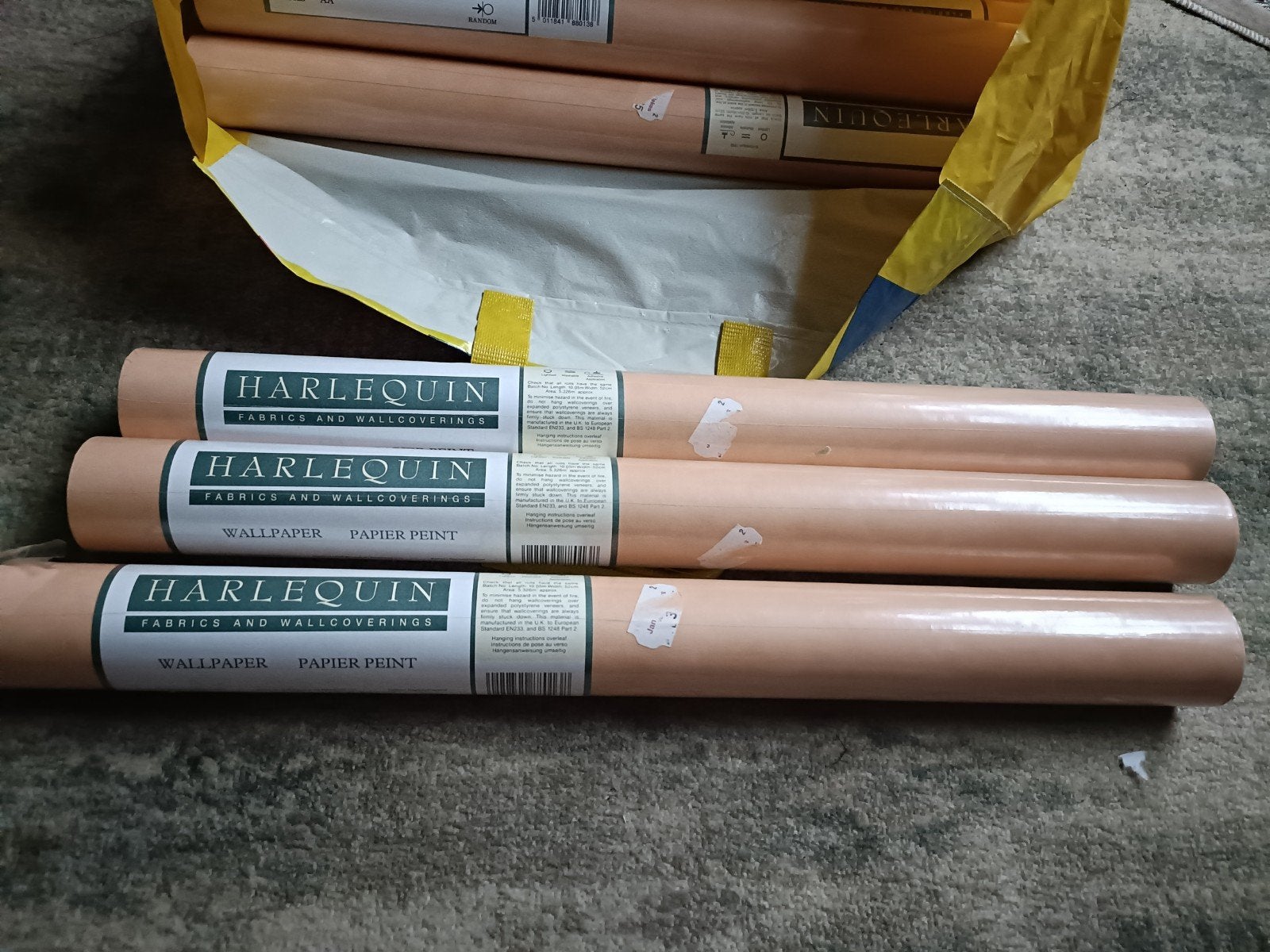 Harlequin behang, Ophalen, 75 m² of meer