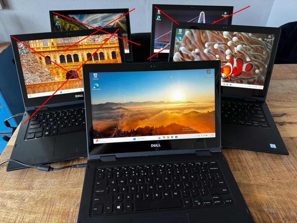 Dell 3390 2-in1 laptop [touchscreen], Gebruikt, 2 tot 3 Ghz, Qwerty, 8 GB