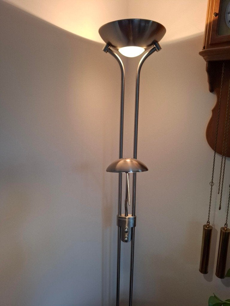 staande leeslamp, Ophalen, Zo goed als nieuw, Metaal, 150 tot 200 cm