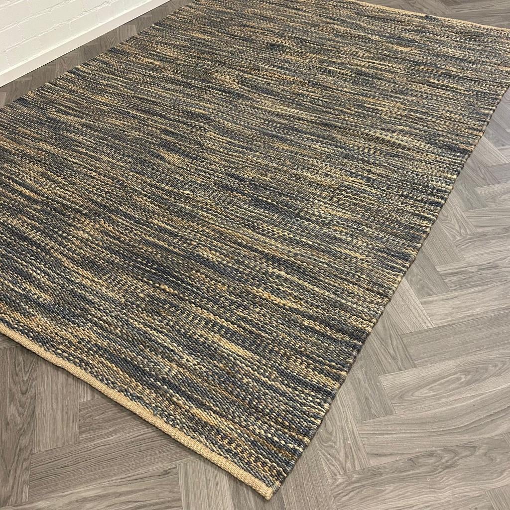 Brinker Paradise Grey Hennep Vloerkleed - 200x300cm, Bruin, 200 cm of meer, Ophalen of Verzenden, Zo goed als nieuw