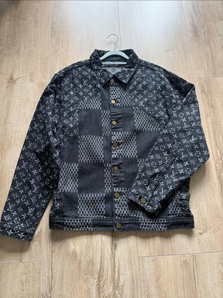 Louis Vuitton Monogram Denim Jacket Grey, Kleding | Heren, Ophalen of Verzenden, Zo goed als nieuw, Maat 48/50 (M), Zwart