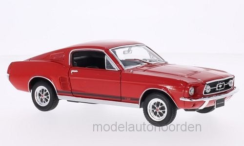 Ford Mustang GT Fastback, Hobby en Vrije tijd, Modelauto's | 1:24, Ophalen of Verzenden, Nieuw, Auto, Welly