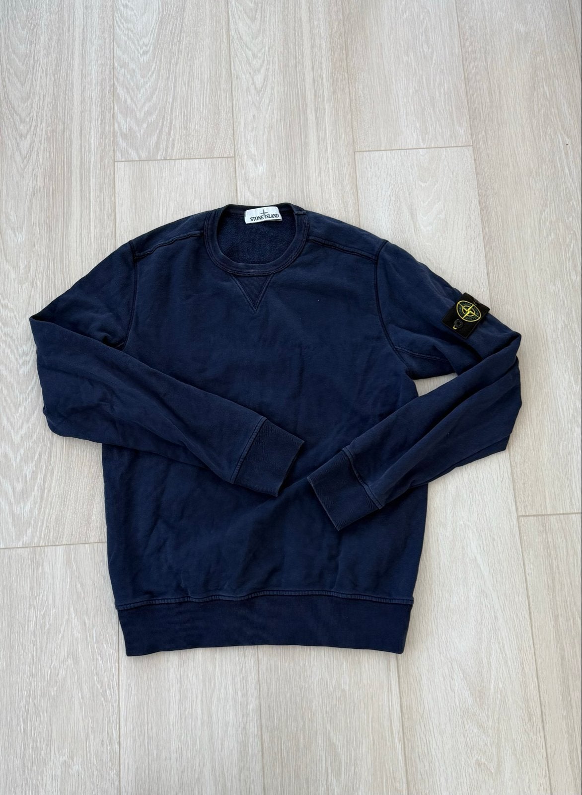 Stone Island sweater maat M, Kleding | Heren, Truien en Vesten, Ophalen of Verzenden, Gedragen, Maat 48/50 (M), Blauw