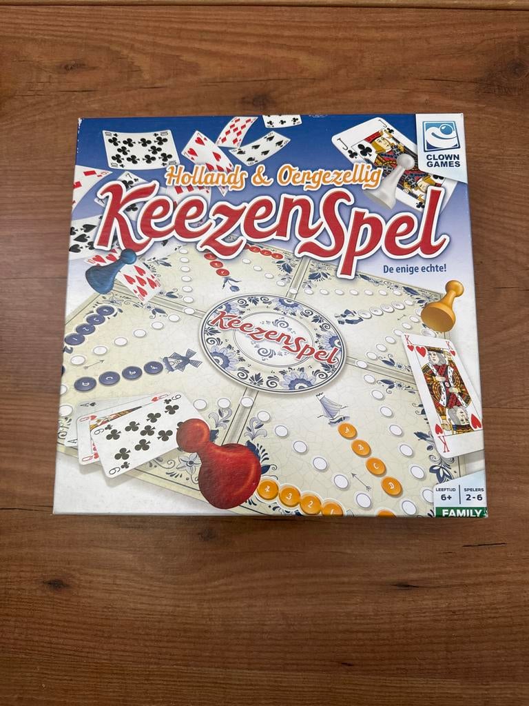 Keezenspel - Hollands & Oergezellig Bord- en Kaartspel, Drie of vier spelers, Ophalen of Verzenden, Zo goed als nieuw