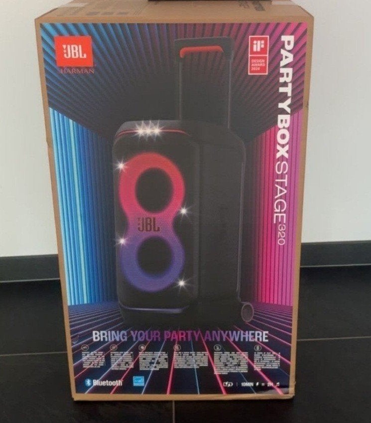JBL PartyBox Stage 320 - Draagbare Party Speaker, JBL, Party speaker, Nieuw, Bluetooth