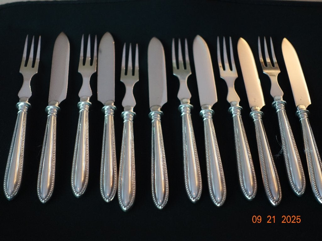 Antiek zilverbestek, Antiek en Kunst, Ophalen, Zilver