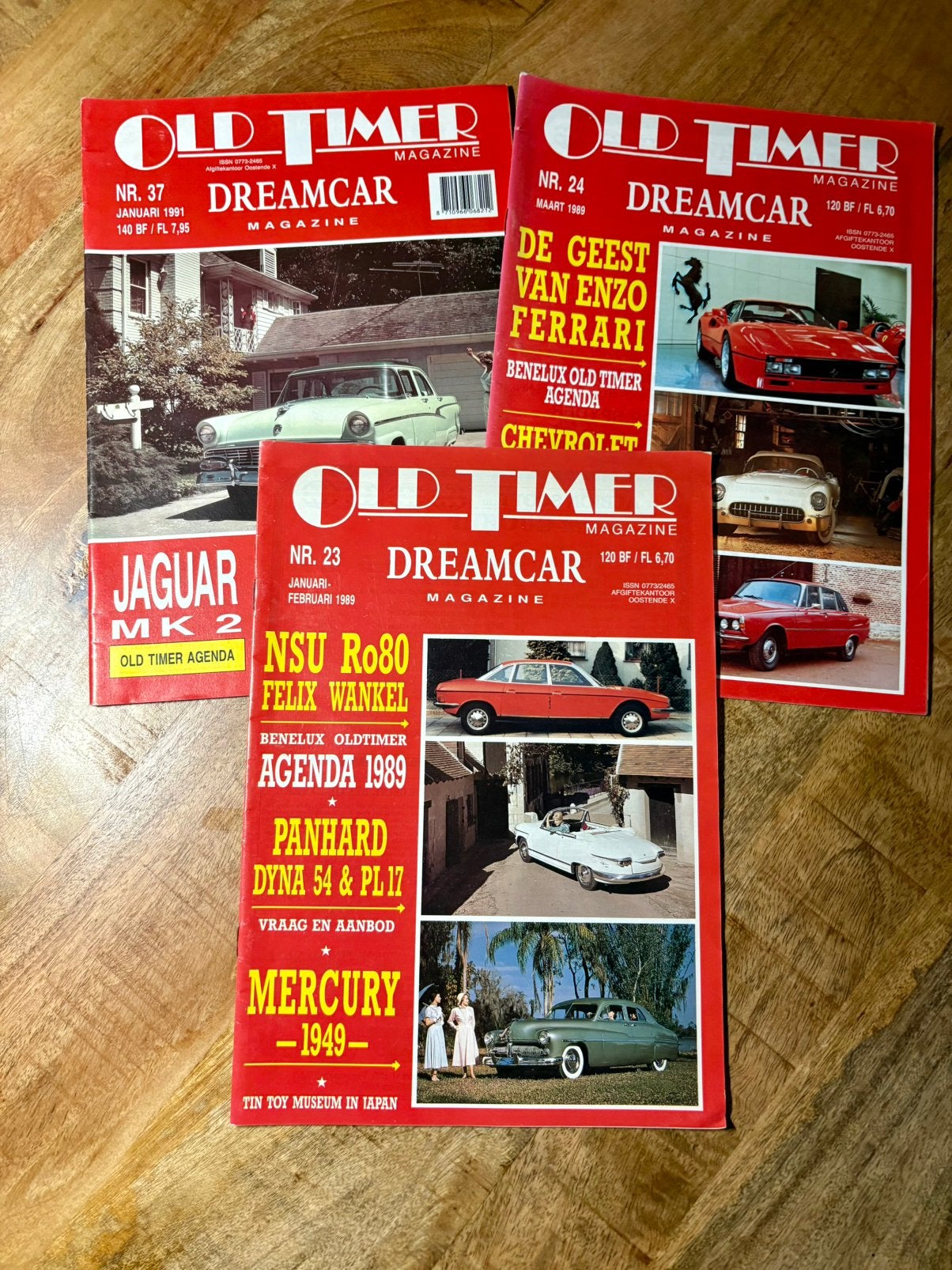 3x Vintage Oldtimer Dreamcar Magazine – Inclusief posters, Boeken, Ophalen of Verzenden, Zo goed als nieuw, Ferrari