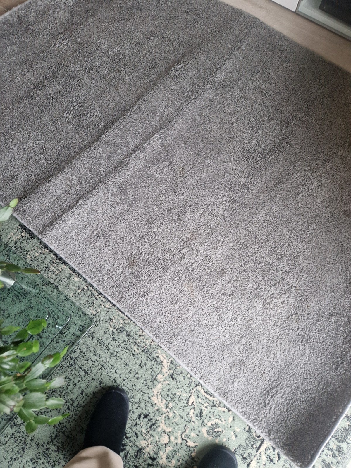 Grijs vloerkleed, Ophalen of Verzenden, Grijs, Rechthoekig, 200 cm of meer