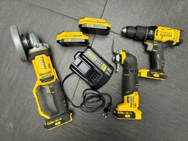 Stanley V20 Accu Gereedschap set, Ophalen of Verzenden, Zo goed als nieuw, Boor- en Schroefmachine