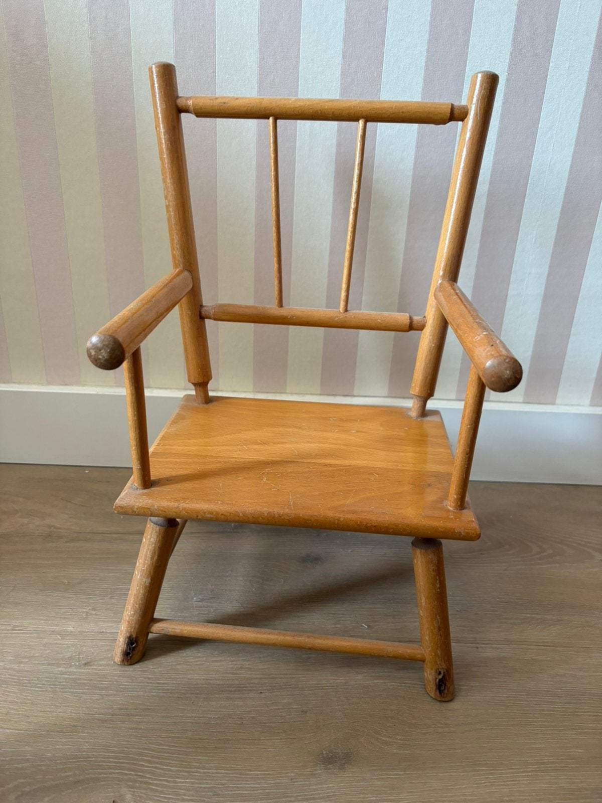 Hout stoetje voor de pop, Ophalen, Zo goed als nieuw, Babypop
